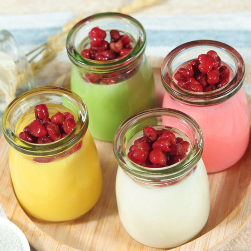 Dunhuang no-cook pudding powder milk tea shop special raw material jelly powder multi-flavor homemade egg mango strawberry pudding