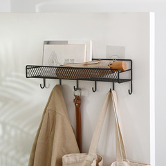 Hole-free bathroom storage shelf, kitchen and bedroom wall-mounted hangers, toilet and bathroom wall hanging storage racks