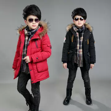 Cross border foreign trade new children's clothes boys' cotton padded clothes 2021 winter new children's thickened cotton padded clothes boys' five pointed star cotton padded jacket - ShopShipShake