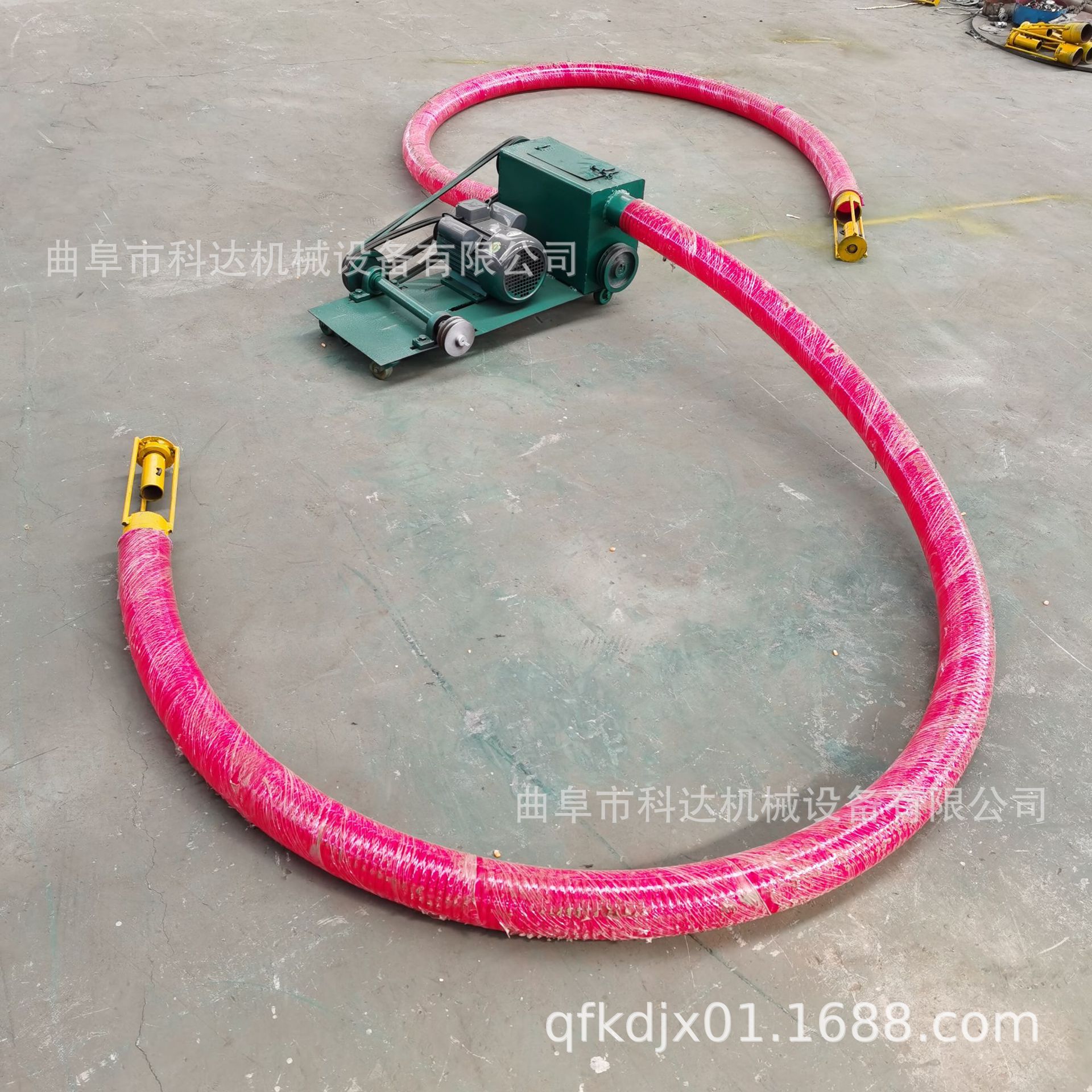 小型软管式快速装粮上料吸粮机 双输出耐磨软管弹簧车载式吸粮机