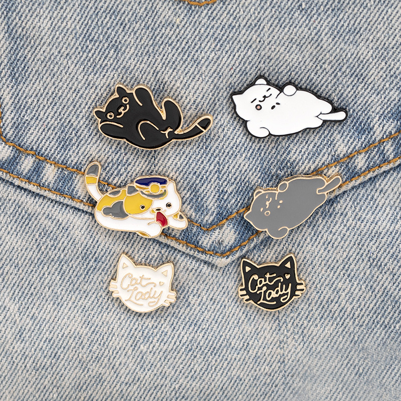 Cartoon Style Pin Animal Alloy Enamel Unisex Brooches display picture 1