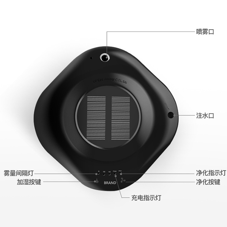 Creative Gift Car Negative Ion Air Purifier For Car In-car Oxygen Bar O E M