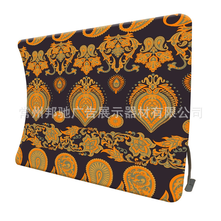 Changzhou Bangchi Express Show Factory Direct Creative Curved Surface Conference Background Wall Advertising Background