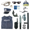 Toy, set, accessory, vest, police, halloween, cosplay