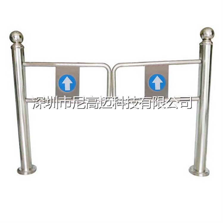 自动感应圆柱摆闸门 手动单向立柱摆闸 超市单向立柱摆闸出入口机
