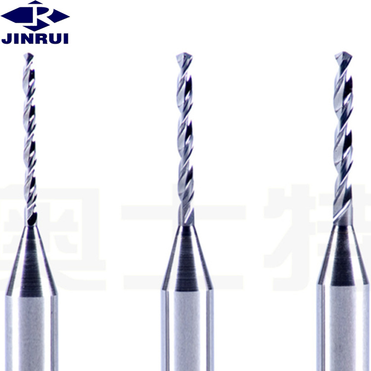 金瑞PCB线路板直柄加长麻花微小数控合金不锈钢3.175钻头厂家直销