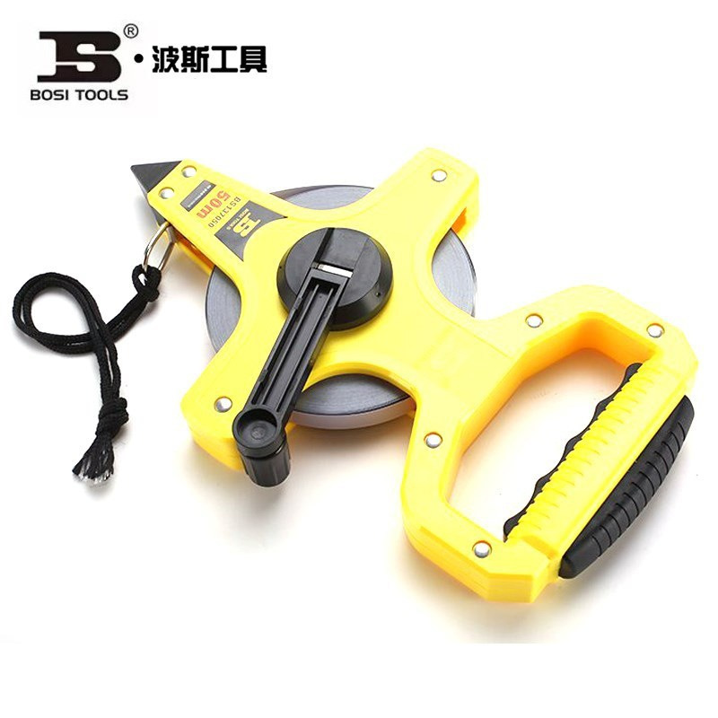 波斯架式钢卷尺架式手提长卷尺土地建筑工程测量工具BS-A7030正品