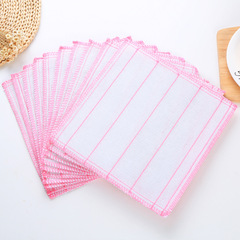 5-Layer Cotton Coated Dish Towel, Absorbent and Oil-Resistant Dish Cleaning Cloth, Bamboo Fiber Cleaning Rag, Dish Towel