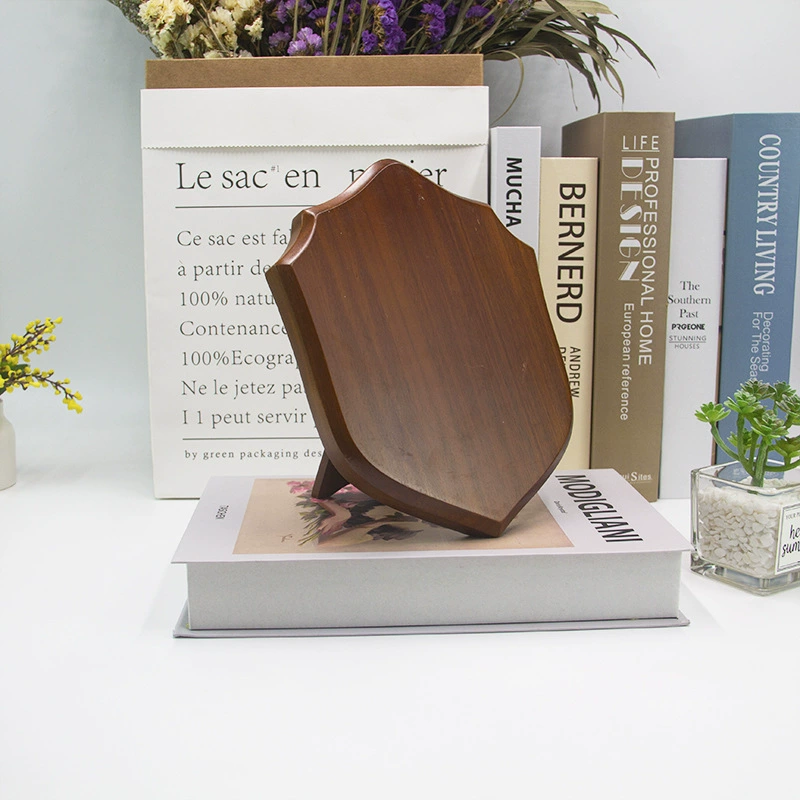 Factory supply brush to place the base wooden base solid wood handicraft base custom processing
