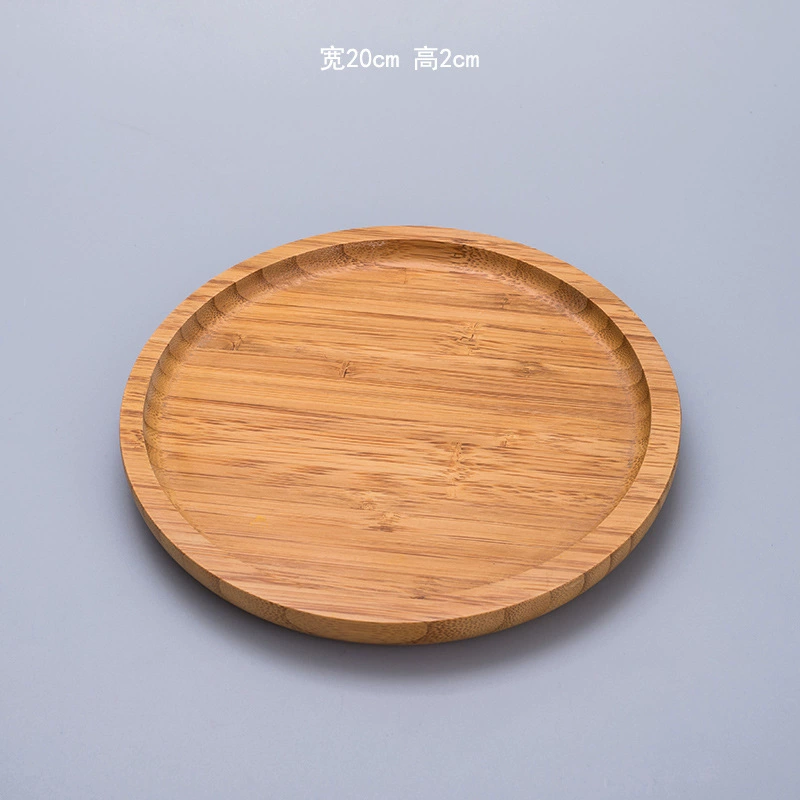 Bamboo tea tray Japanese simplicity house dry soak bamboo plate pot rectangular water cup small bamboo plate small bamboo plate tea table