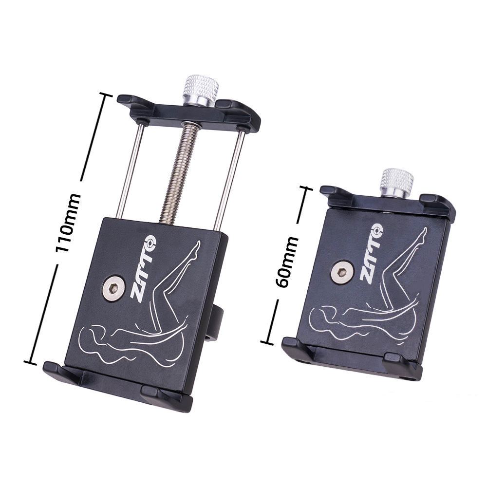 Bicicleta de montaña aleación de aluminio soporte para teléfono móvil bicicleta teléfono móvil batería eléctrica coche motocicleta soporte para teléfono móvil