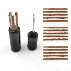 Bicycle Repair Tire Patching Tool Set, Fork Drill Head Vacuum Tire Repair Special Portable Emergency Tire Patch Tape