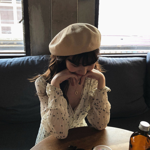 Fashionable Blogger's Style Bucket Hat for Women - Summer Thin Linen Han Style Japanese Retro Bumblebee Hat for Girls and Boys - Spring and Autumn Artist Hat