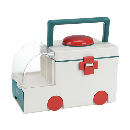 Factory direct sales household medical medical box portable large storage box ambulance large capacity plastic medicine box