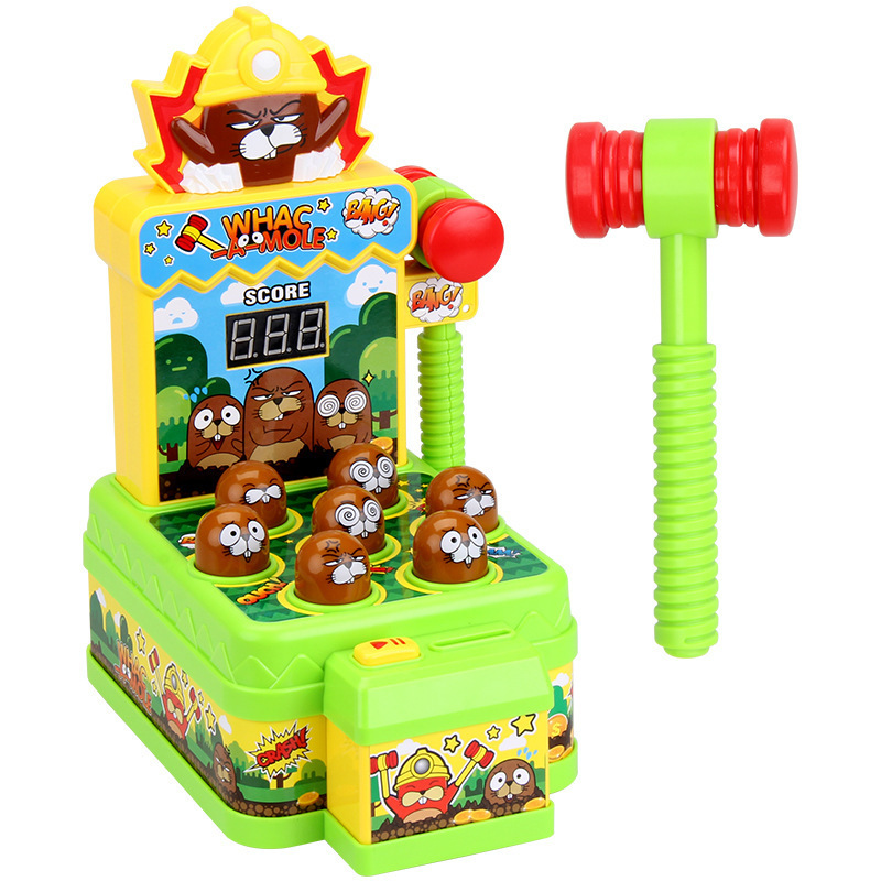Electric flashing drums anti-stress "Gopher" with coins for early…