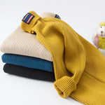 Демисезонный свитер для мальчиков, детское трикотажное термобелье, трендовый лонгслив, коллекция 2023, подходит для подростков, в западном стиле, детская одежда