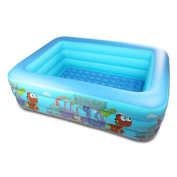 Inflatable swimming pool play in water