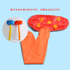 Inflatable mallet toy PVC colored wolf tooth hammer inflatable hammer party supply wholesale inflatable toy