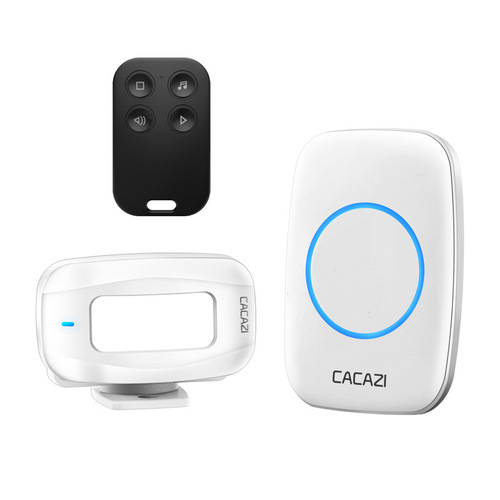 Body-type welcome light sensor shop entrance host greeting device wireless infrared sensor doorbell convenience store doorbell