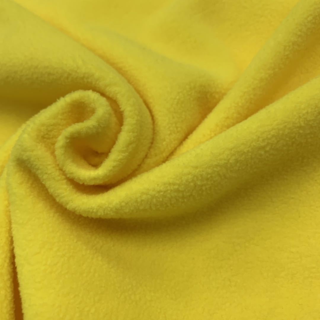 厂家供应  75D/144F超细单刷单摇摇粒绒     155G超细单面摇粒绒