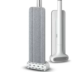 2-in-1 Automatic Mop and Buckets with 5 Year Lifespan, 103-137cm Adjustable Length, 10*32cm Tray Size and 100% New Material