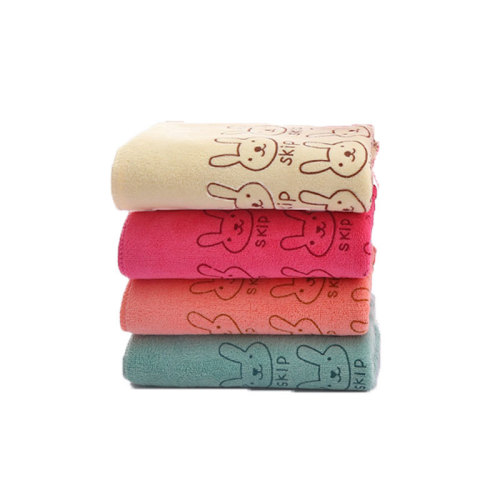 Supply of fine fiber printed advertising towels supermarket barber shop gas station gift dry hair towel absorbent towel