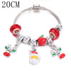 Factory Source New Products Christmas Bracelet Christmas Tree Cant Candy Stand Strings Santa Claus Reindeer Pendant Hand