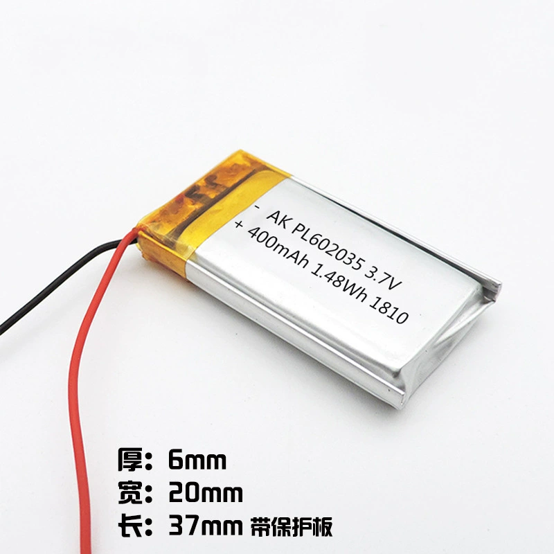 802035 полимерная литиевая батарея 500mAh 3.7V подходит для небольших очистителей воздуха/смарт‑дом аккумуляторы