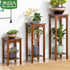 Balcony Flower Stand Plant Shelf Multi-layer Solid Wood Indoor Floor Standing Succulent Living Room Flower Stand Flower Pot Stand Flower Stand