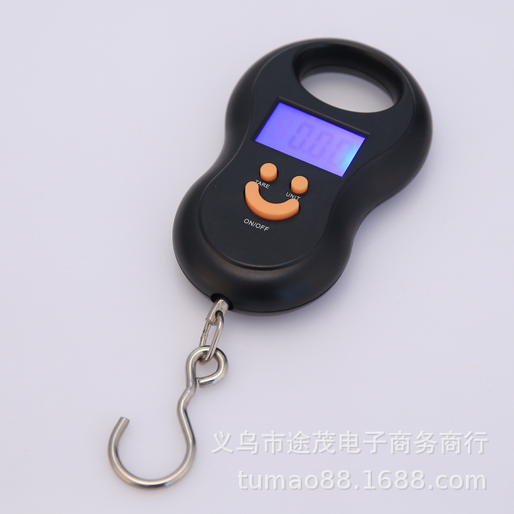 小型电子称 葫芦秤 吊钩秤 行李秤 快递称 挂钩称 50kg手提电子秤