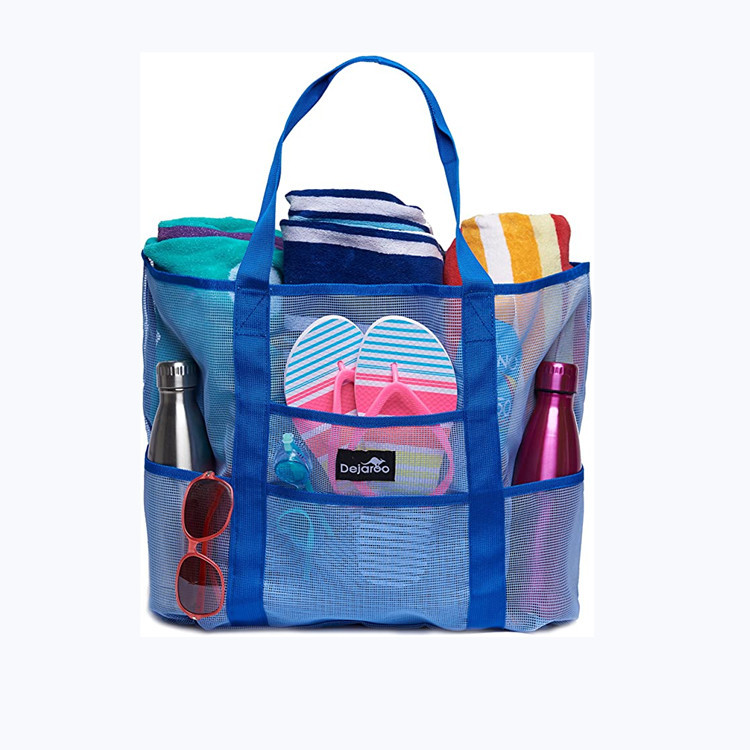 Swimming beach bag, swimwear mesh storage, large mesh storage bag, outdoor sports and travel handbag_voghion.com
