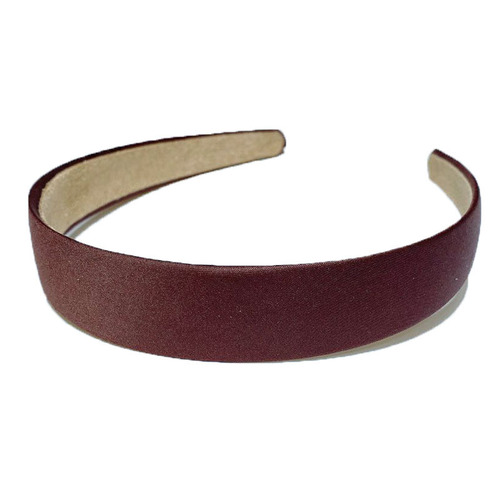 2.5cm Wide Polyester Hair Tie Solid Color Simple Base Hair Band European and American Foreign Trade Hair Tie Korean Version All-in-One Fabric Hair Clip for Hair s