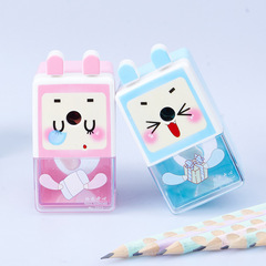 Creative baby automatic pen-sharpening knife, made of alloy steel, without damaging the pen body, can sharpen colored pencils, pencil sharpener