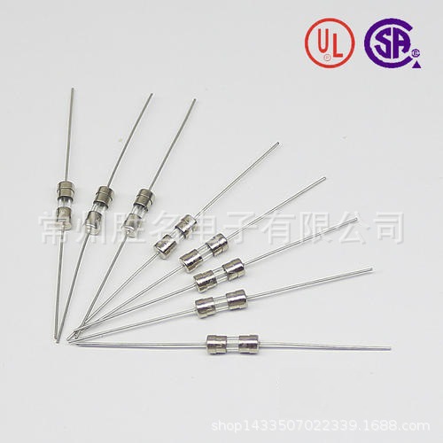 3.6*10mm 带引线引脚快断玻璃保险丝管F250V 0.5A0.75A3.15A6.3A