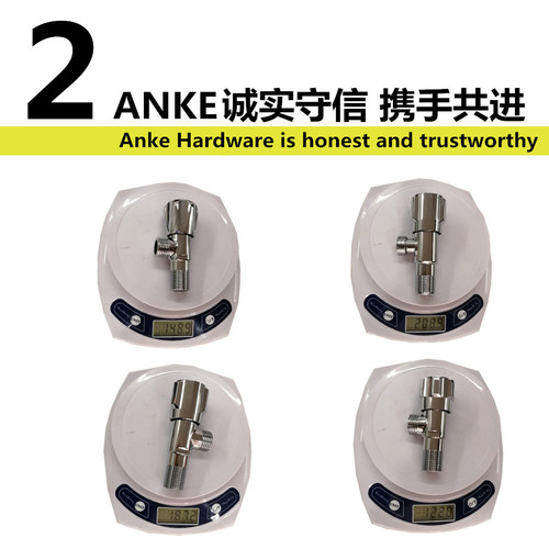 304 stainless steel metal braided thickened steel head hot and cold water inlet hose water pipe toilet water heater connecting pipe 4 points