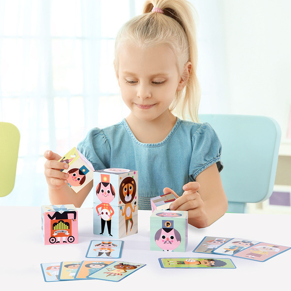 Cartoon variable brainteaser for early age