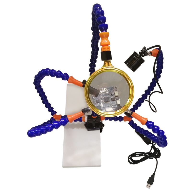 Universal auxiliary magnifying glass