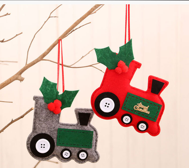 Christmas Fabric Car Pendant Christmas Tree Pendant Christmas Decorations Christmas Small Pendant Small Gift display picture 8