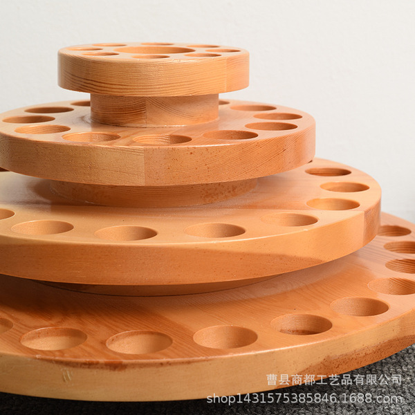 Wooden essential oil organizer