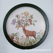 家居椭圆单相框 创意欧式圆形照片墙利器 椭圆形相框/一件代发