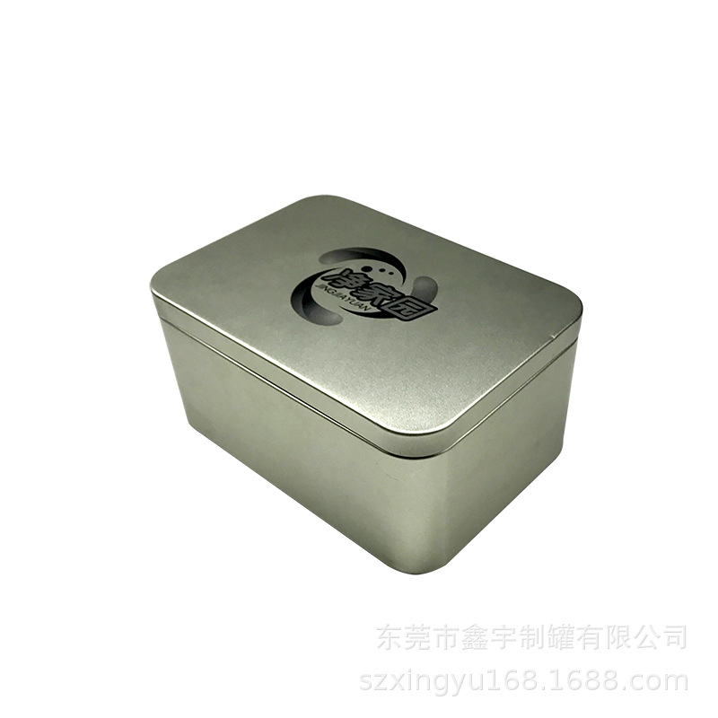 Caja de almacenamiento de joyería cuadrada de estaño de grado alimenticio suministro al por mayor caja de lata segura y confiable