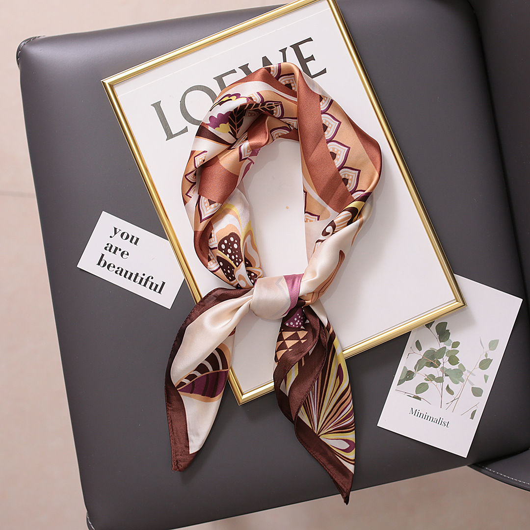 Thin Spring/Summer/Autumn/Winter New Silk Korean Edition Dongdaemun 70 Small Square Versatile Multi functional Scarf_voghion.com