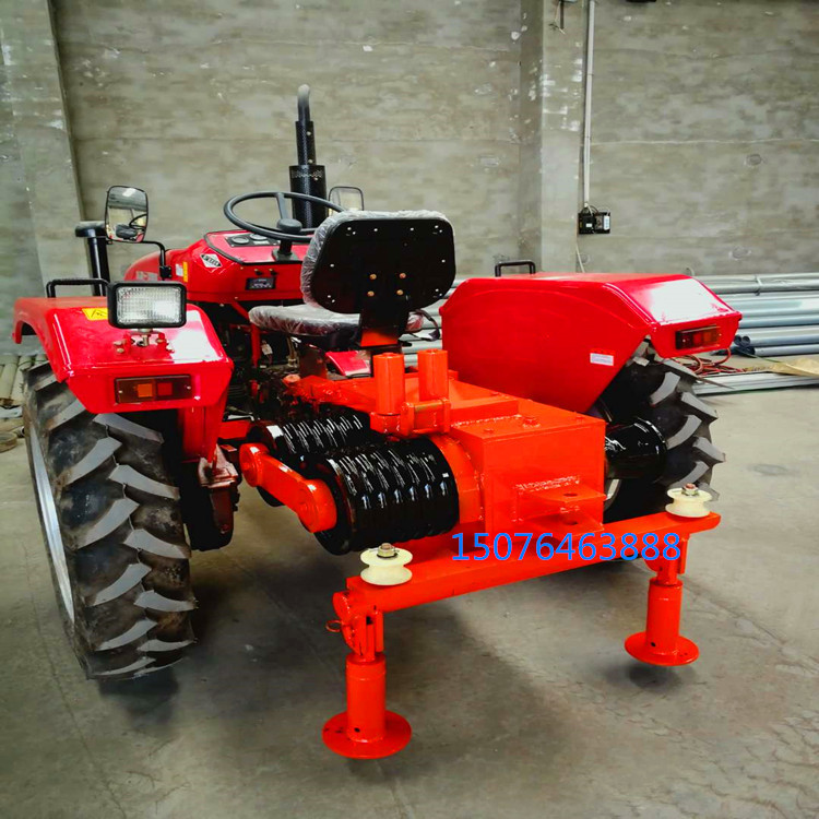 拖拉机绞磨 牵引绞磨 500拖拉机绞磨 四驱拖拉机