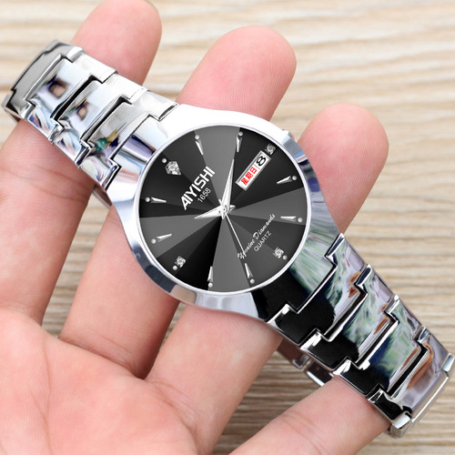 AIYISHI 1658 Men's Swiss Business Quartz Automatic Waterproof Couple's Watch