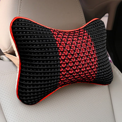 Car Headrest Pillow Set, One-Piece Car Head Support, Ice Silk Car Cushion, Breathable Car Pillow, Car Accessory