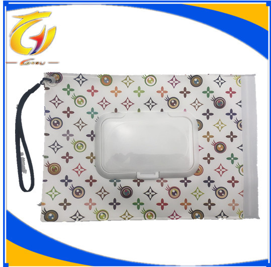 现货供应环保EVA纸巾湿巾袋 开窗抽取式带盖便携锁水日用可批发