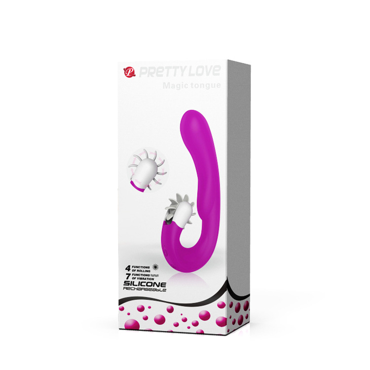 Waterproof Silicone Vibrator With Rolling Vibration And Frequency_voghion.com