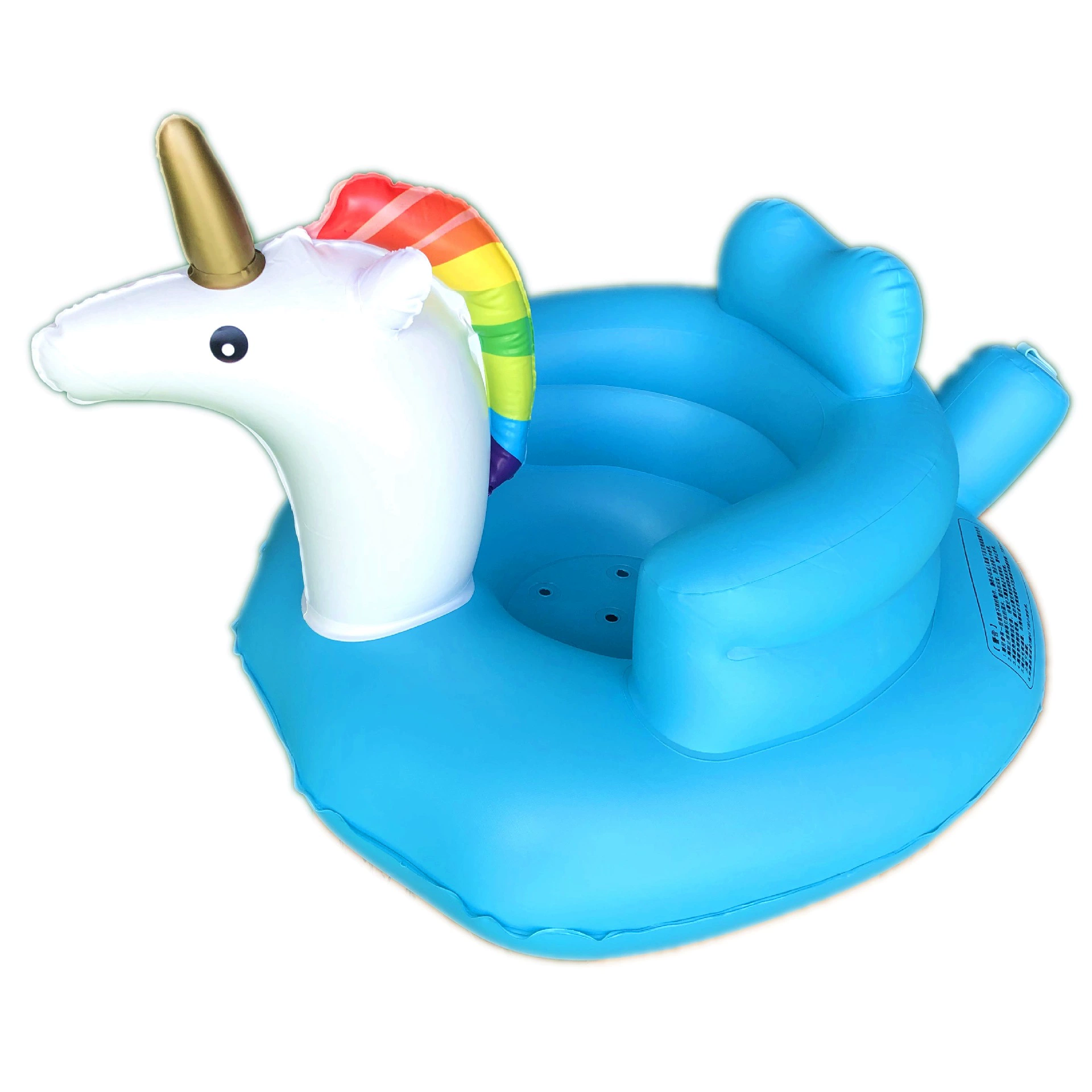 Завод в наличии Прямые поставки Детский надувной диван Обучающий стул Единорог Надувной маленький диван Детский надувной стул для ванны