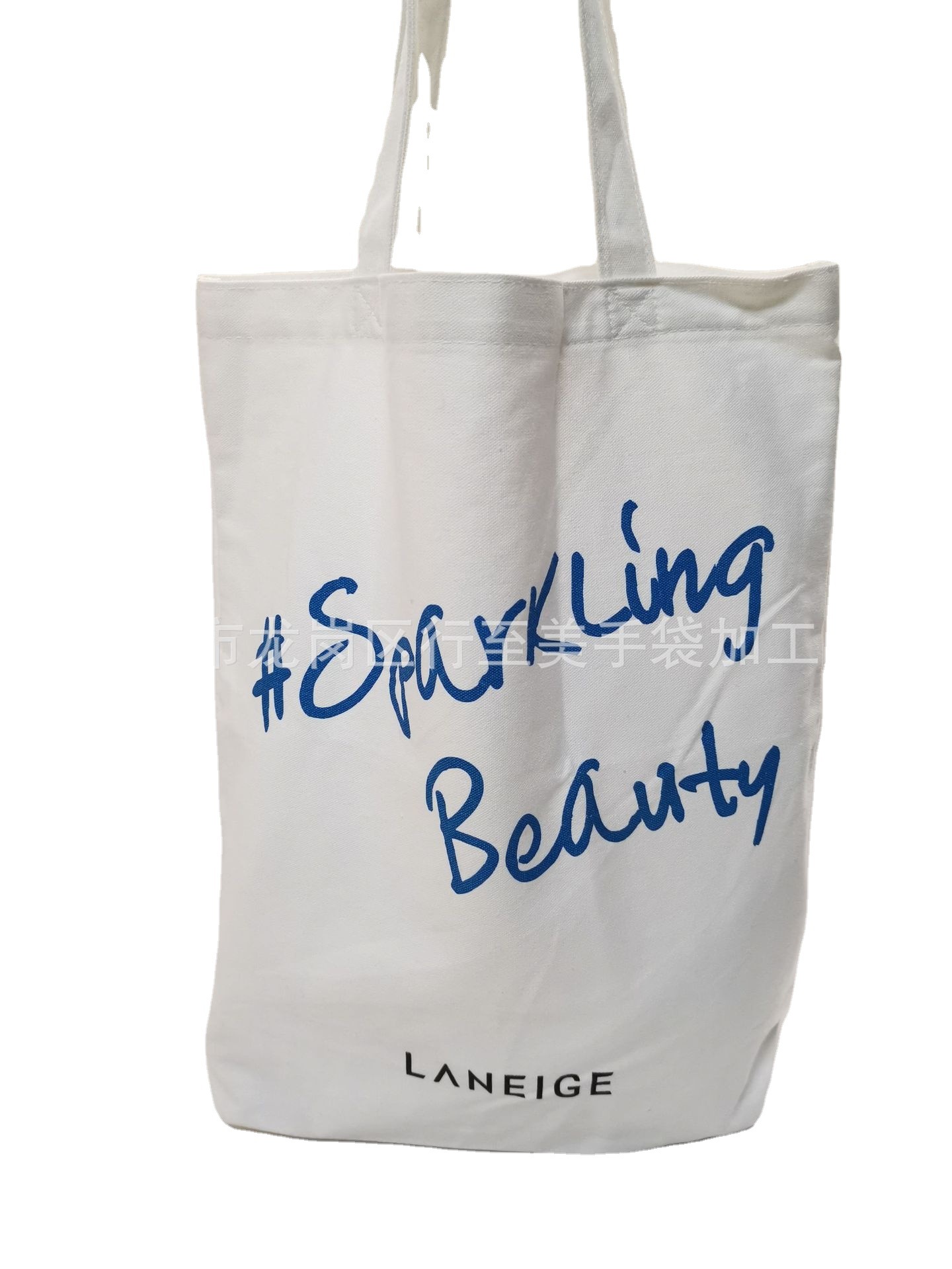 做棉布印花广告创意帆布袋制大容量休闲购物单肩拉链手提袋