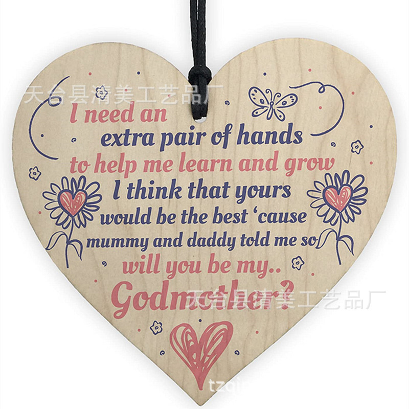 40 estilos nuevo 100mm amor madera chip colgante 1 Pack